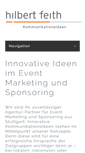 Mobile Screenshot of hilbertfeith.de